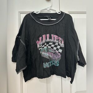 Forever 21 Black Crew Neck Tee